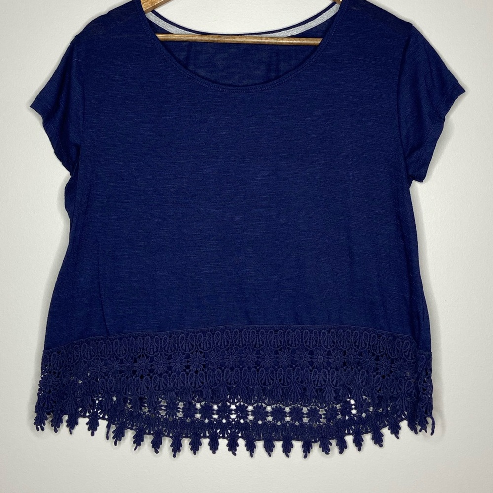 Navy blue shirt